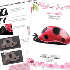 Miss Ella's Baby Ladybird Cushion DIY Kit