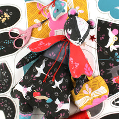 Miss Ella's Bibli the Badger Librarian and the Singing Stoat DIY Kit