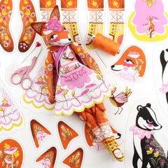 Miss Ella's Frances the Fox and Bea DIY Kit