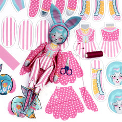 Miss Ella's Mewky the Circus Ringmaster Cat Bunny DIY Kit