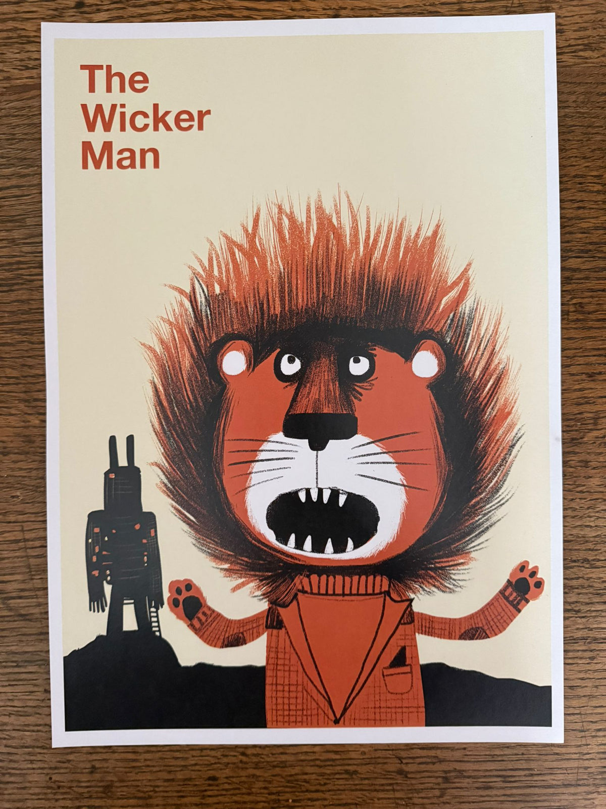 Nadia Shireen The Wicker Man A3 Print