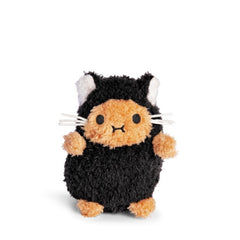 Noodoll Black Kitty Ricespud Mini Sitting Plush Toy