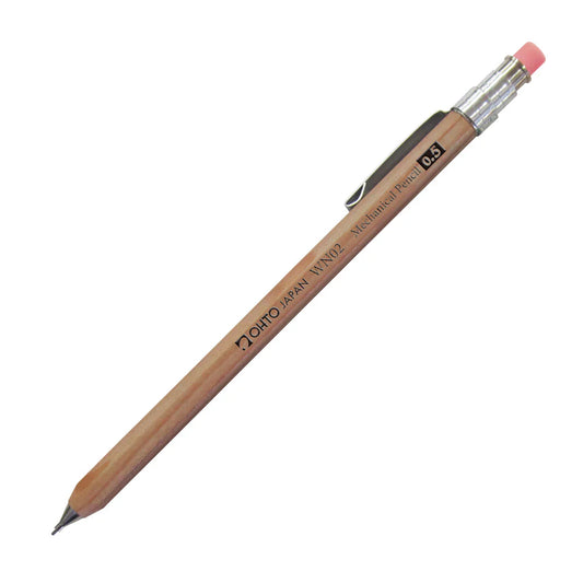 OHTO Japan WN02 Wooden Mechanical Pencil Natural