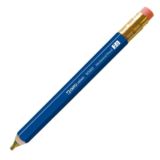 OHTO Japan WN03 Wooden Mechanical Pencil Blue