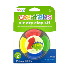 OOLY Creatibles Mini Air Dry Clay Kit Dino BFFs