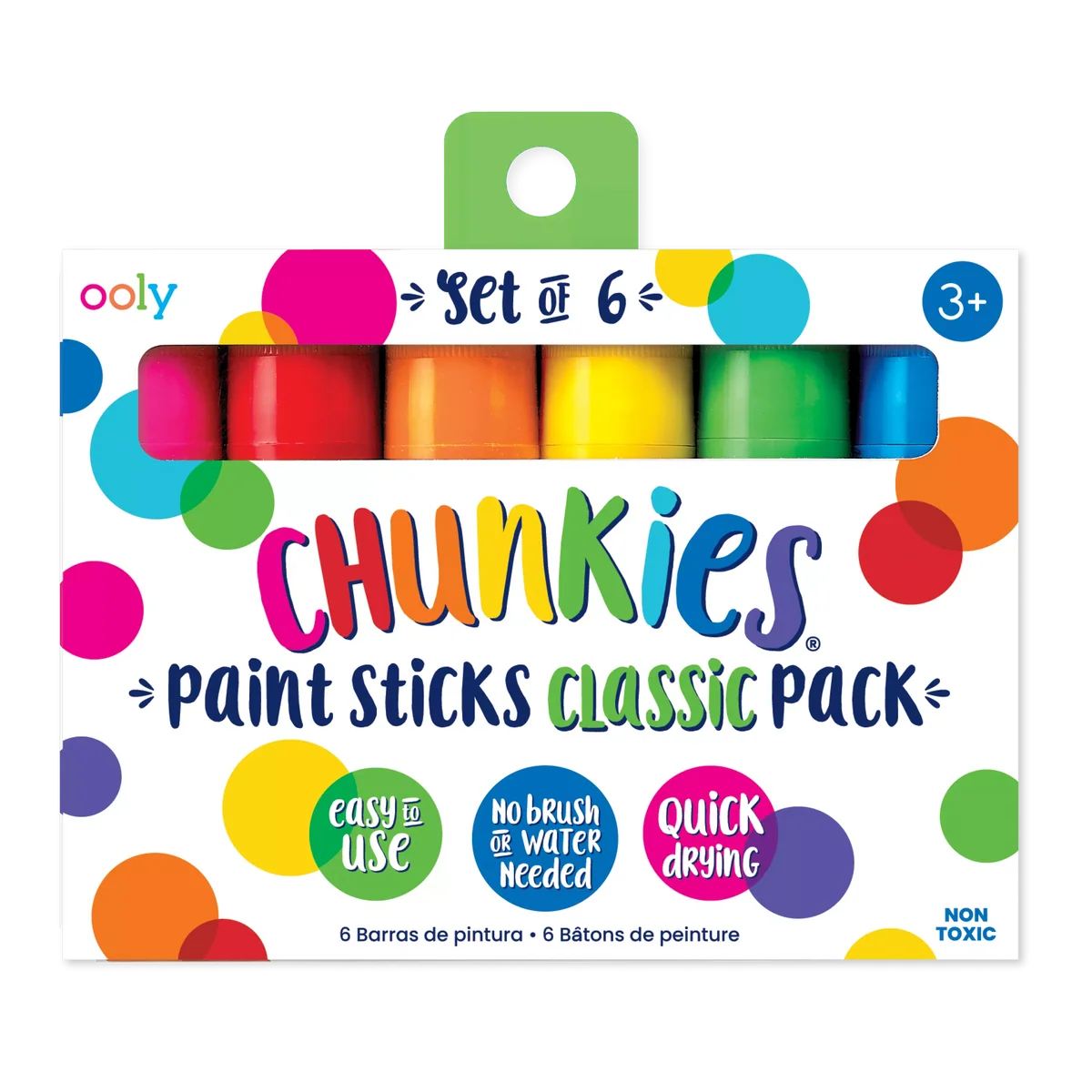 OOLY Chunkies Paint Sticks Classic Set of 6