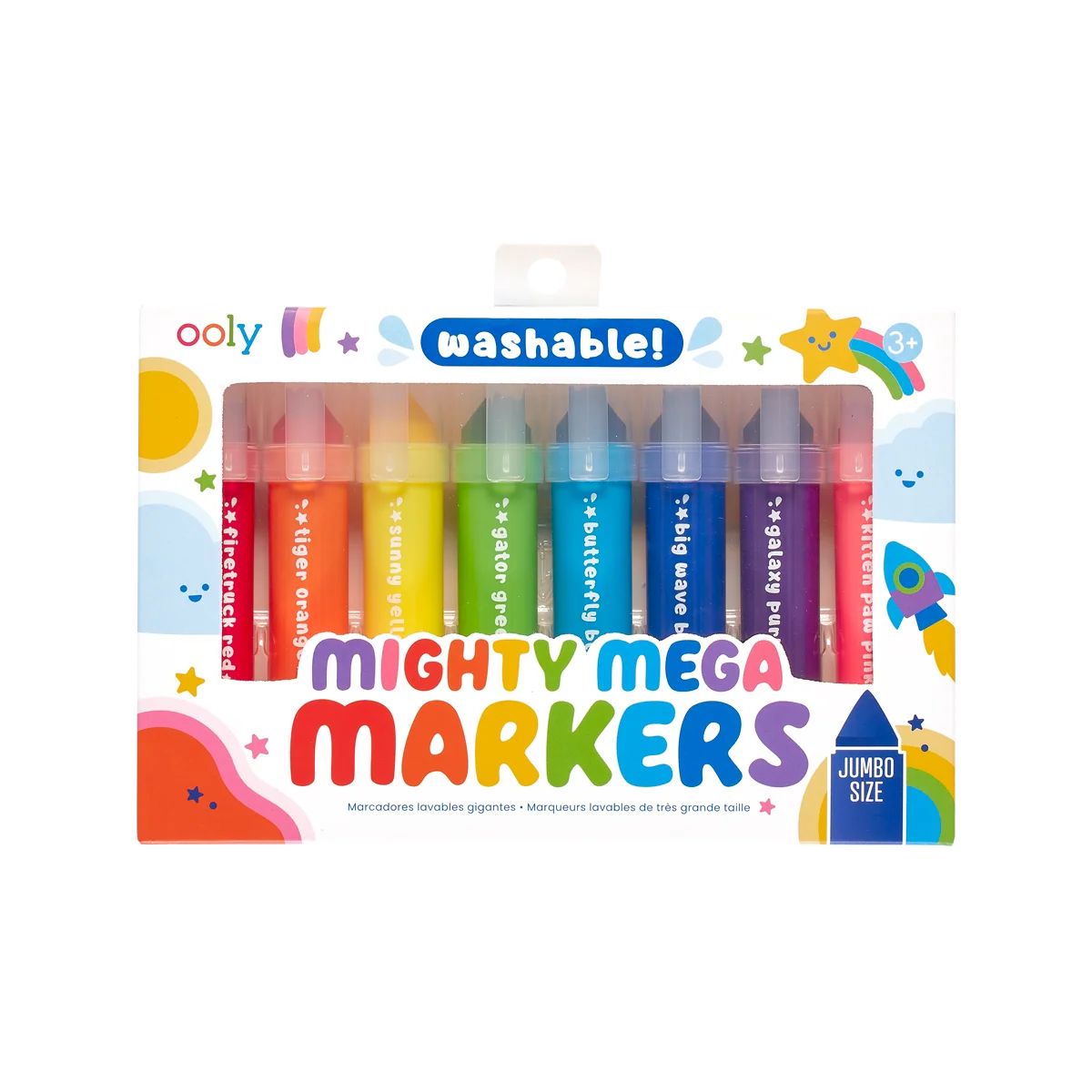 OOLY Mighty Mega Markers - Easy to Grip Set of 8