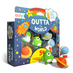 OOLY Outta This World Scented Puzzle Erasers Set of 5