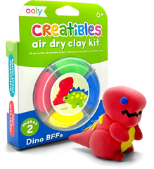 OOLY Creatibles Mini Air Dry Clay Kit Dino BFFs