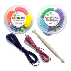OOLY Creatibles Air Dry Clay Jewelry Kit Blissful Blooms