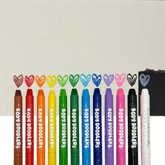 OOLY Body Doodlers - Face & Body Crayons Set of 12