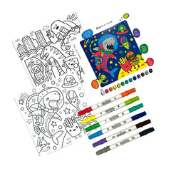 OOLY Colortopia Colour By Number Paint Marker Kit - Epic Adventures