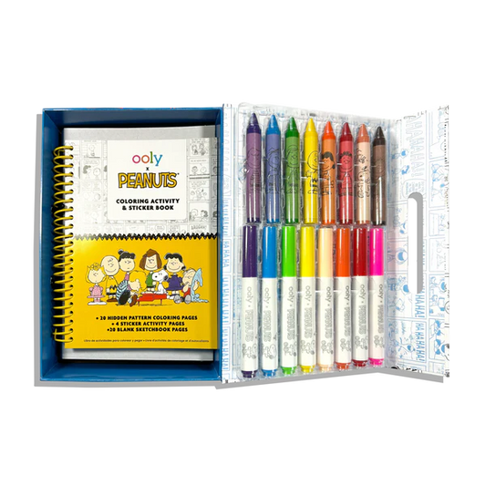 OOLY x Peanuts Colouring Activity & Sticker Kit
