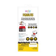 OOLY x Peanuts Gel Pen and Mechanical Pencil Set of 2