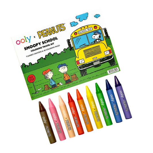 OOLY x Peanuts Snoopy School Colouring Travel Kit
