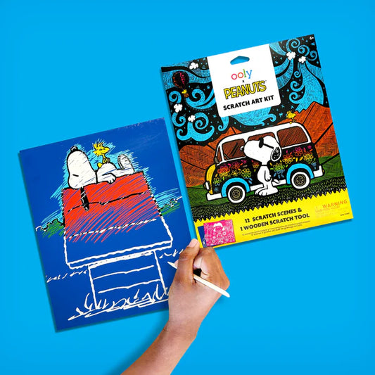 OOLY x Peanuts Scratch Art Kit