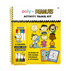OOLY x Peanuts Activity Travel Kit & Double-Ended Markers