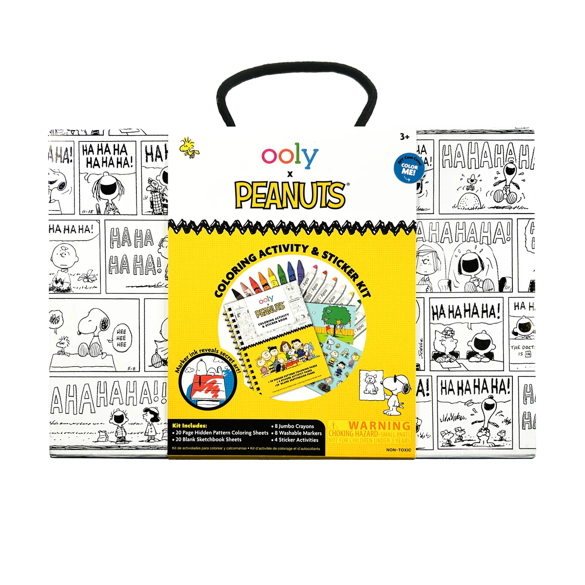 OOLY x Peanuts Colouring Activity & Sticker Kit