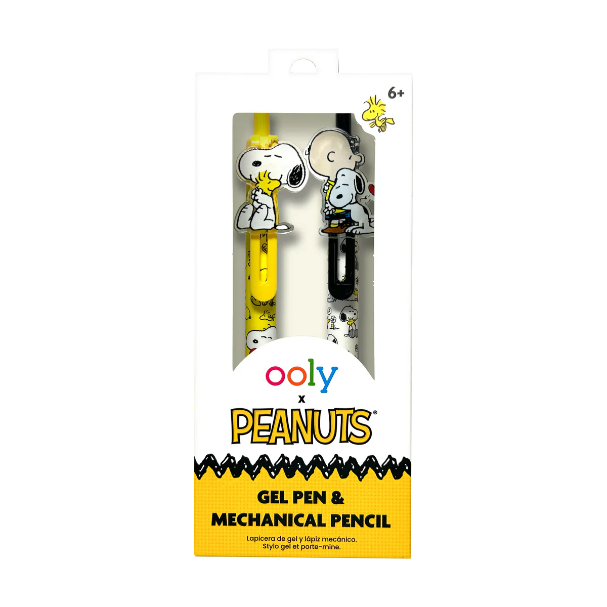 OOLY x Peanuts Gel Pen and Mechanical Pencil Set of 2