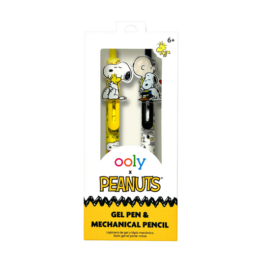 OOLY x Peanuts Gel Pen and Mechanical Pencil Set of 2