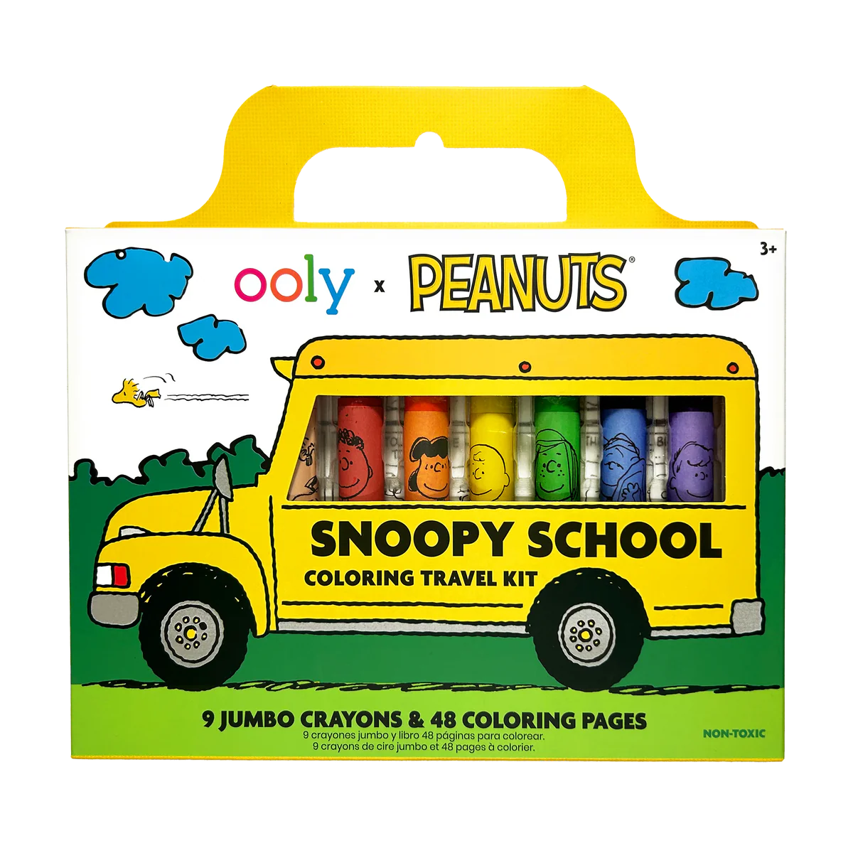 OOLY x Peanuts Snoopy School Colouring Travel Kit