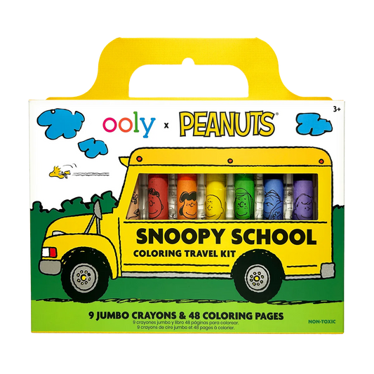 OOLY x Peanuts Snoopy School Colouring Travel Kit