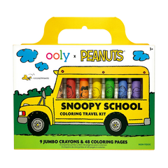 OOLY x Peanuts Snoopy School Colouring Travel Kit