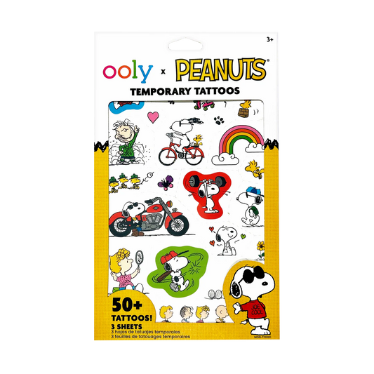 OOLY x Peanuts Temporary Tattoos