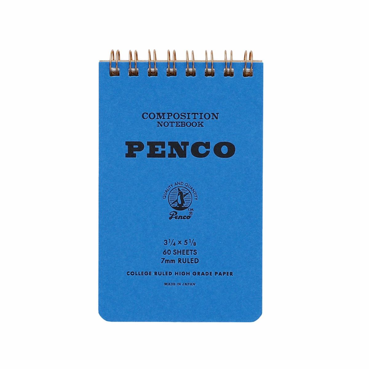 Penco Coil Notepad Blue