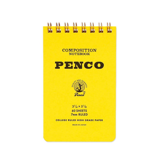 Penco Coil Notepad Yellow