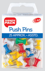 Assorted Push Pins in Handy Pack
