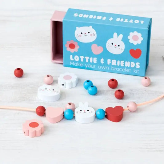 Rex London Lottie and Friends Wooden Bead Bracelet Kit