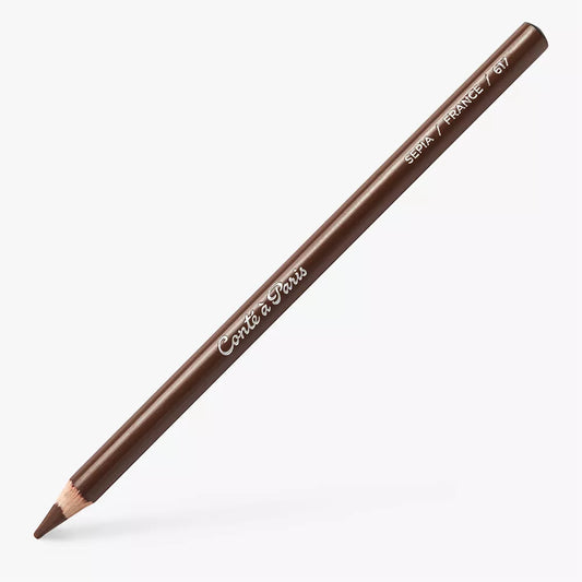Conte a Paris Sepia Round Drawing Pencil