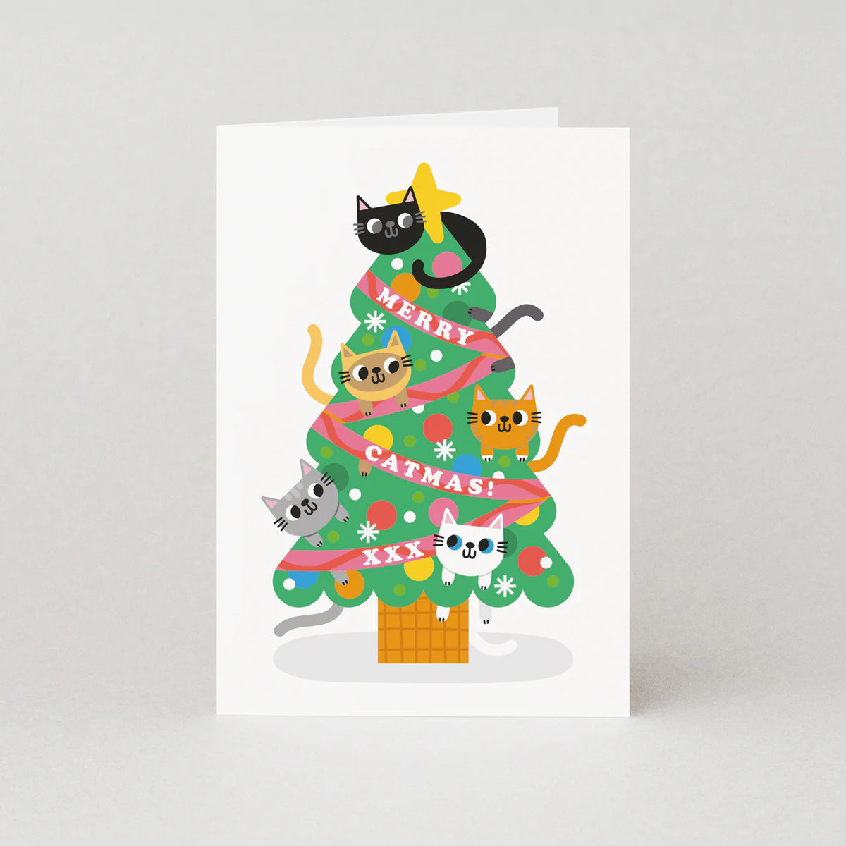 Studio Boketto Merry Catmas Christmas Card