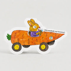 Studio Boketto Richard Scarry Carrot Bunny Car Card