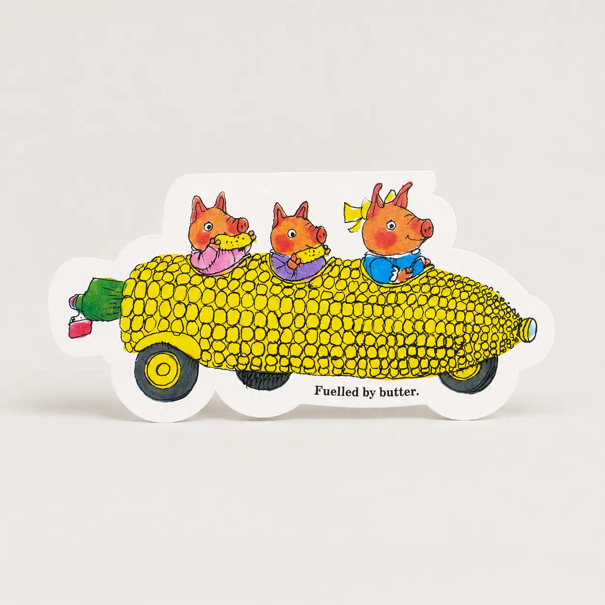 Studio Boketto Richard Scarry Corn On The Cob Car Card