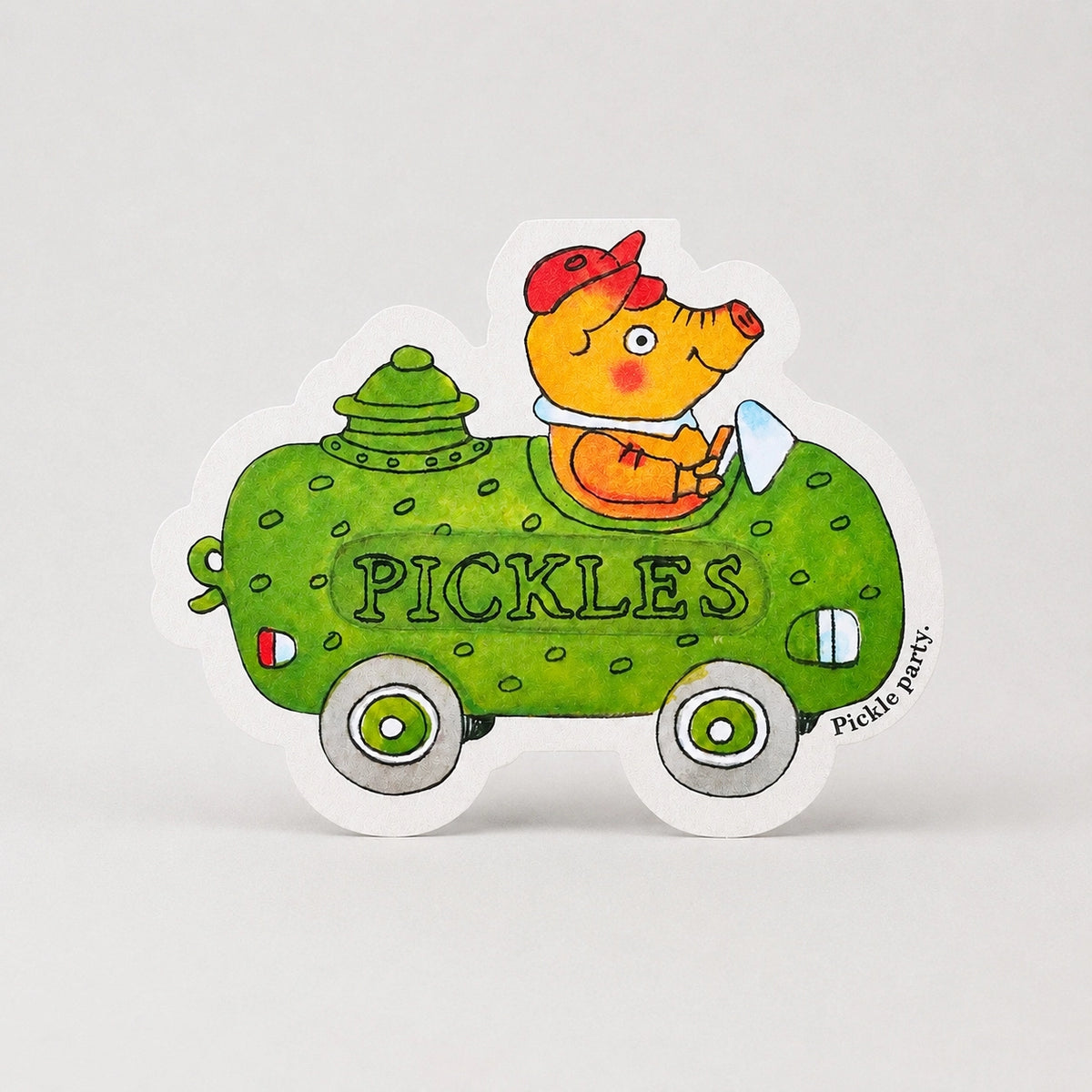 Studio Boketto Richard Scarry Pickle Pig Car Card
