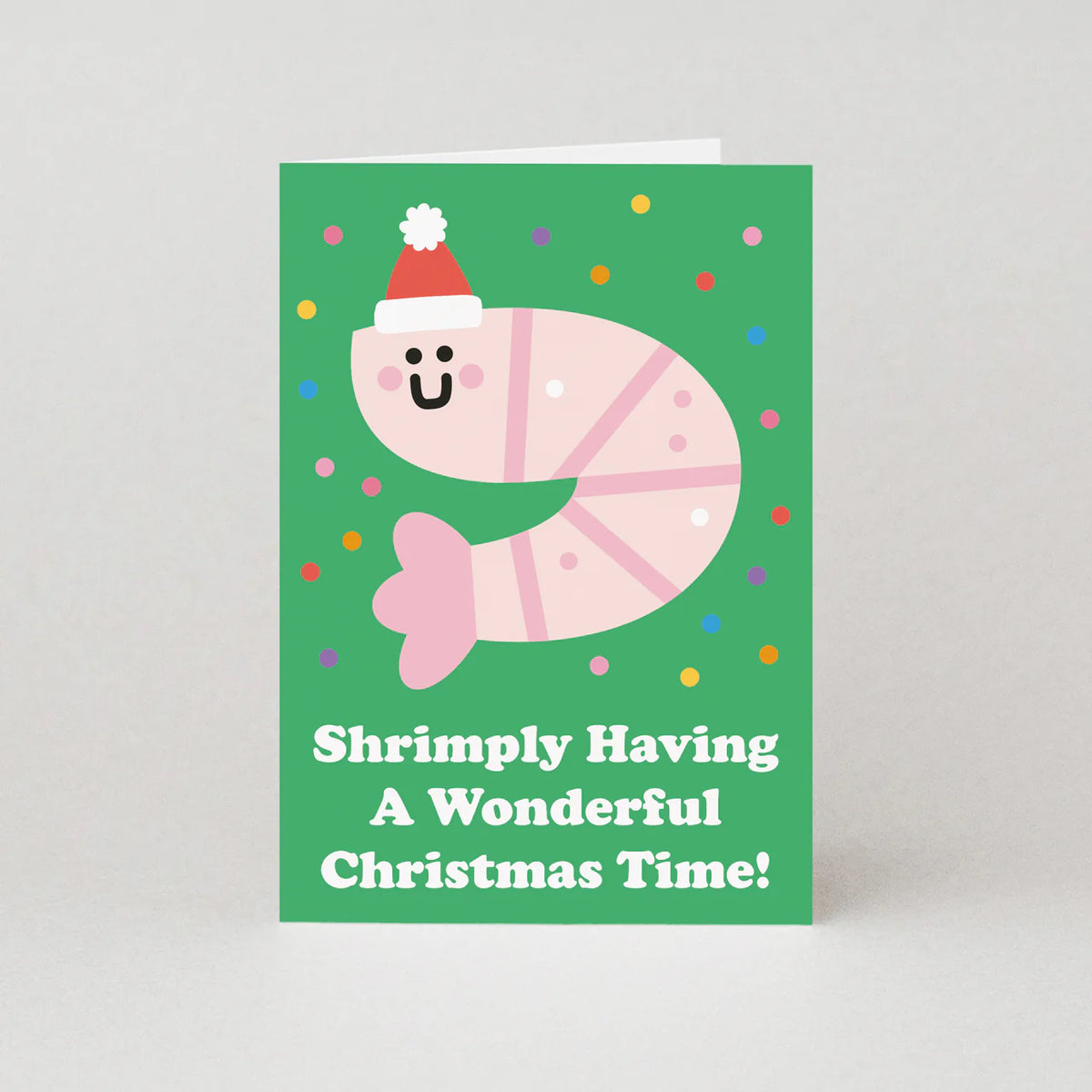 Studio Boketto Shrimply Having a Wonderful Time! Christmas Card