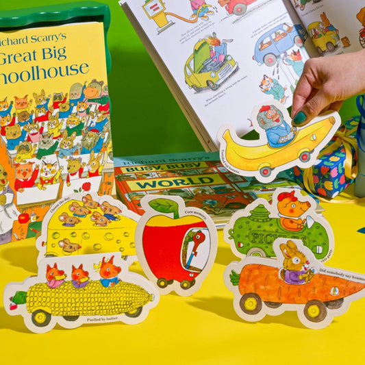 Studio Boketto Richard Scarry Cheese Mouse Car Card