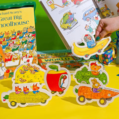 Studio Boketto Richard Scarry Apple Worm Car Card