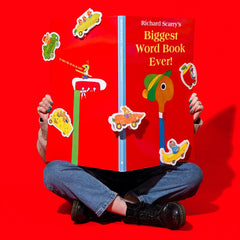 Studio Boketto Richard Scarry Apple Worm Car Card