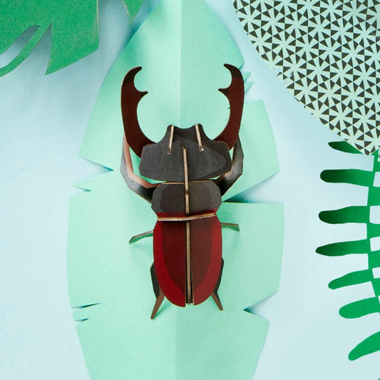 Studio Roof Stag Beetle Wall Art