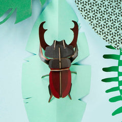 Studio Roof Stag Beetle Wall Art