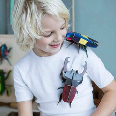 Studio Roof Stag Beetle Wall Art