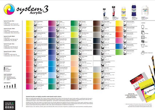 Daler-Rowney System3 Acrylic Paint