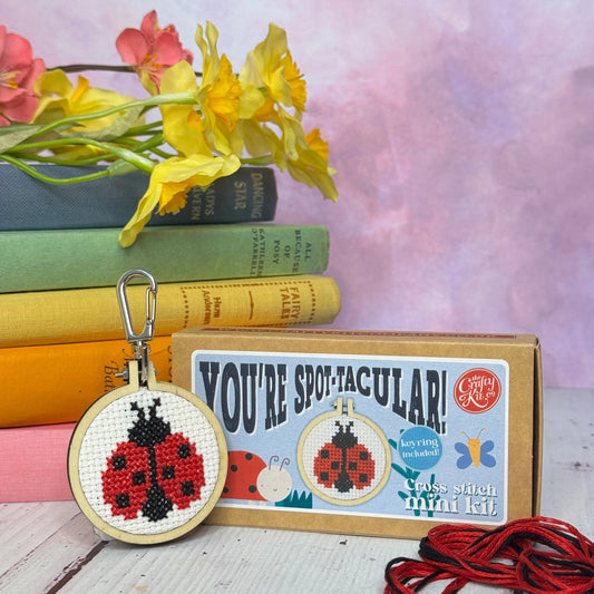 The Crafty Kit Company 'You're Spot-Tacular!' Mini Matchbox Cross Stitch Kit
