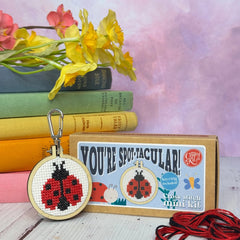 The Crafty Kit Company 'You're Spot-Tacular!' Mini Matchbox Cross Stitch Kit