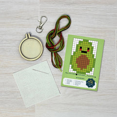 The Crafty Kit Company 'Avo Great Day!' Mini Matchbox Cross Stitch Kit