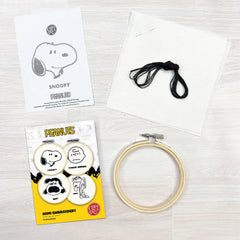 The Crafty Kit Company Peanuts Snoopy Mini Embroidery Kit