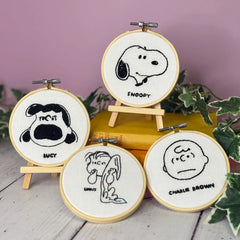 The Crafty Kit Company Peanuts Snoopy Mini Embroidery Kit